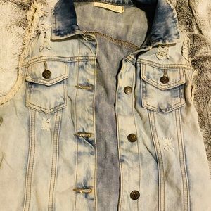 Tank top jean jacket